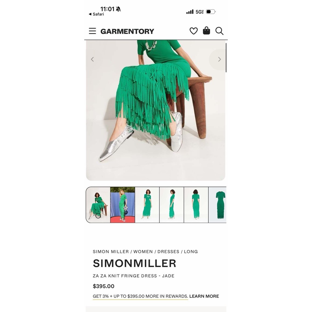 Simon Miller Maxi Fringe Dress, S - Picture 13 of 13
